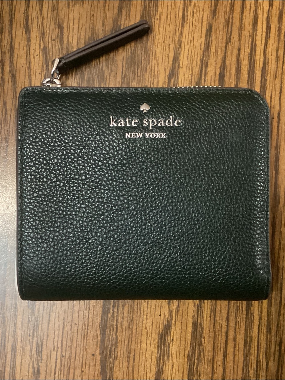 Kate Spade Bifold Wallet in Dark Forest Green, NWOT